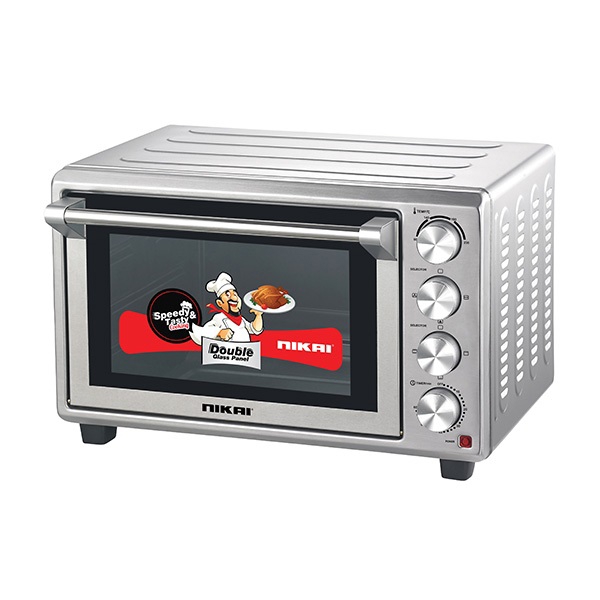 მიკროტალღური ღუმელი Nikai NT5201RCAX, 1800W, 52L, Microwave Oven, Silver