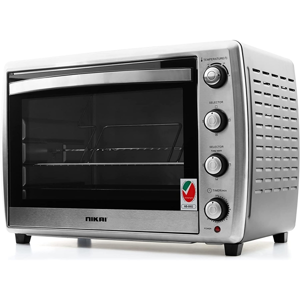 მიკროტალღური ღუმელი Nikai NT6500SRC1X, 2200W, 65L, Microwave Oven, Dark Silver