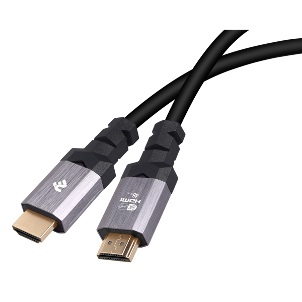 ვიდეო კაბელი 2E 2EW-1143 HDMI 2.1 to HDMI 2.1, 3m, Black/Silver