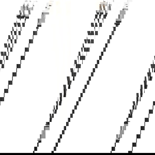 USB კაბელი Gelius GP-UC102 Pro Squid, 3 in 1, MicroUSB, Lightning, Type-C Cable, 1M, Black