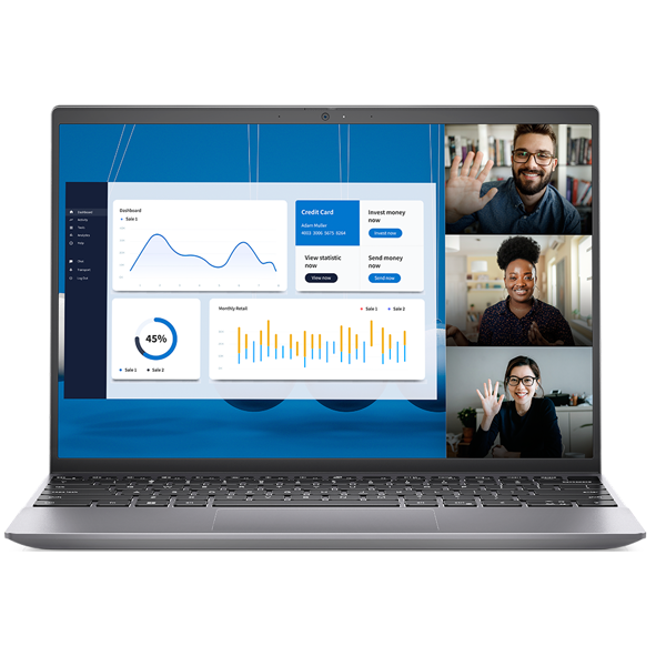 ნოუთბუქი Dell Vostro 5320, 13.3", i5-1240P, 16GB, 512GB SSD, Integrated, W11H, Titan Gray