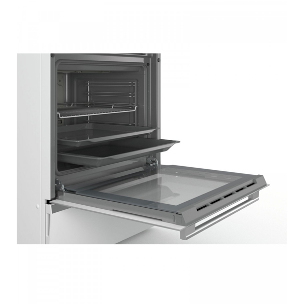 გაზქურა Bosch HXS59AI20Q, 4 Gas, Oven, White