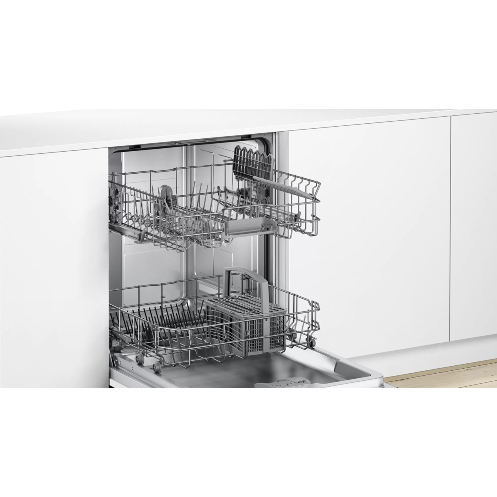 ჩასაშენებელი ჭურჭლის სარეცხი მანქანა Bosch SMV25CX10Q, A +++, Built-in dishwasher, White