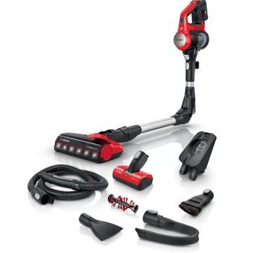 მტვერსასრუტი Bosch BCS711PET, 800W, 0.3L, Vacuum Cleaner, Red/Black