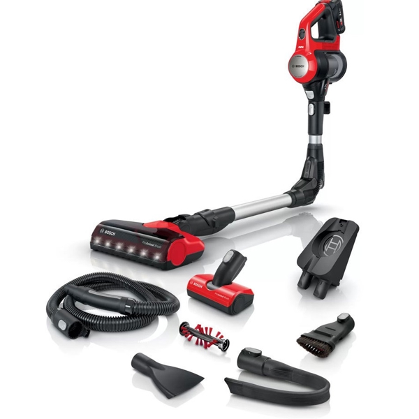 მტვერსასრუტი Bosch BCS711PET, 800W, 0.3L, Vacuum Cleaner, Red/Black