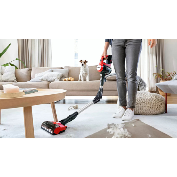 მტვერსასრუტი Bosch BCS711PET, 800W, 0.3L, Vacuum Cleaner, Red/Black