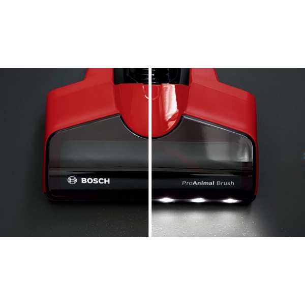 მტვერსასრუტი Bosch BCS711PET, 800W, 0.3L, Vacuum Cleaner, Red/Black