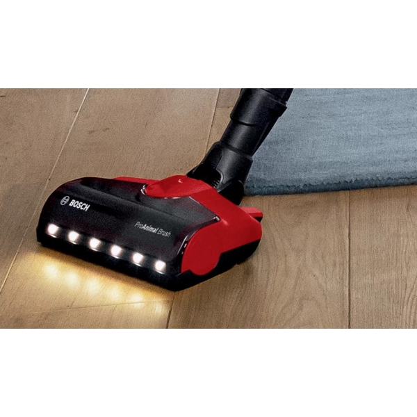 მტვერსასრუტი Bosch BCS711PET, 800W, 0.3L, Vacuum Cleaner, Red/Black