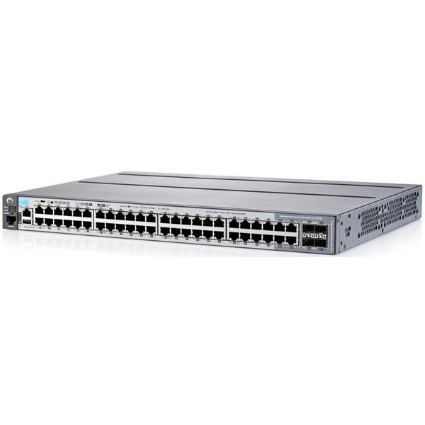 სვიჩი Aruba 2920 Reman J9728AR-ABB, 48-Port, RJ-45, USB, Switch, Silver