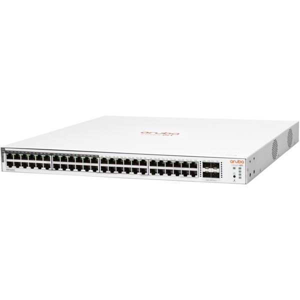 სვიჩი Aruba 1830 IOn JL815A-ABB, 48-Port, 4SFP, 370W, Switch, White