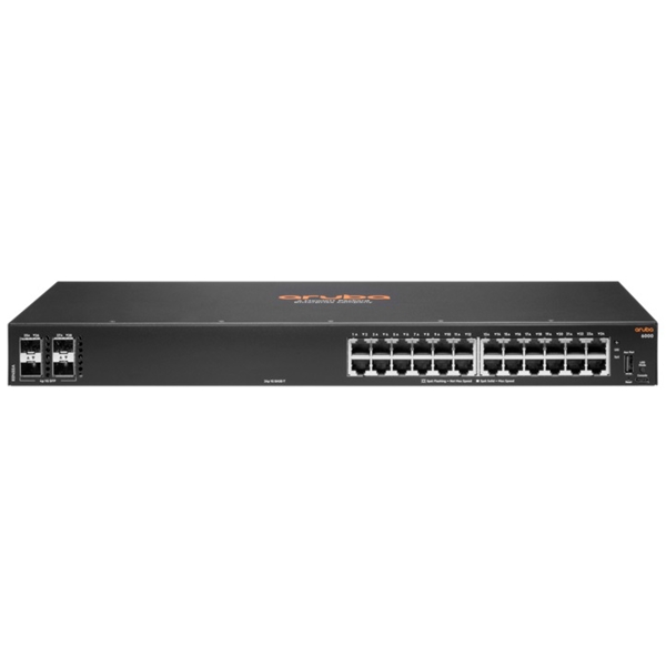 სვიჩი Aruba 6000 R8N88A-ABB, 24-Port, 4SFP, Switch, Black