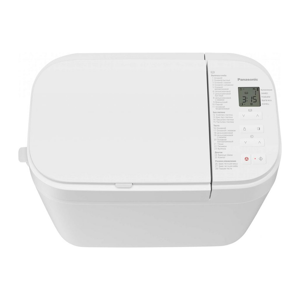 პურის საცხობი Panasonic SD-R2520WTS,550W, Bread Maker, White