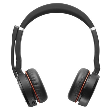 ყურსასმენი Jabra Evolve 75 Stereo MS, Link 370, Wireless, USB-A, BT, Black