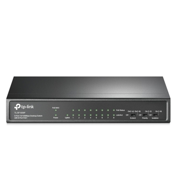 სვიჩი TP-Link TL-SF1009P, 9-port, PoE + Switch, Black