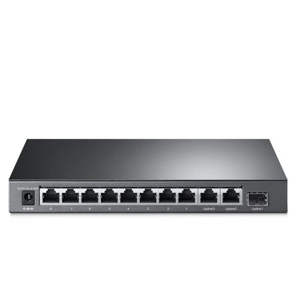 სვიჩი TP-Link TL-SL1311MP, 8-Port, PoE + Switch, Black