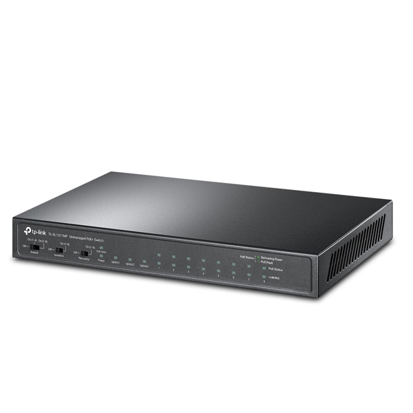 სვიჩი TP-Link TL-SL1311MP, 8-Port, PoE + Switch, Black