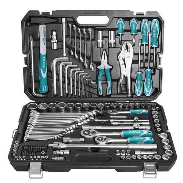 Total THKTHP21426, 142Pcs Professional Tool Set, Black