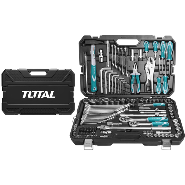 Total THKTHP21426, 142Pcs Professional Tool Set, Black