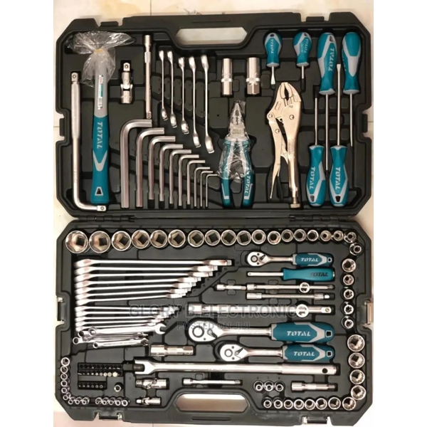 Total THKTHP21426, 142Pcs Professional Tool Set, Black