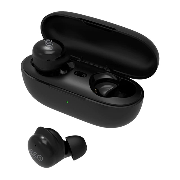 ყურსასმენი QCY T17, Headphones, Wireless, Bluetooth, Black