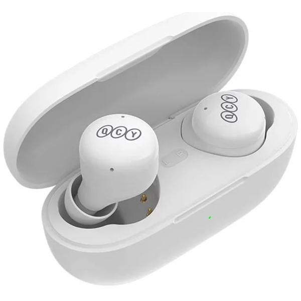 ყურსასმენი QCY T17, Headphones, Wireless, Bluetooth, White