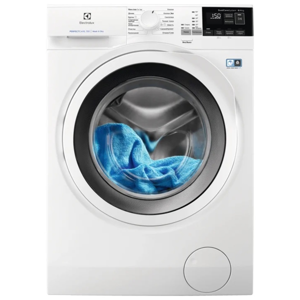 სარეცხი მანქანა Electrolux EW7WR4684W, 8Kg, A, 1600Rpm, 76Db, Washing Machine, White