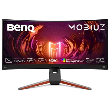 მონიტორი Benq EX3410R, 31.5", Monitor, QHD, VA, LED, DP, 2xHDMI, Black/Grey