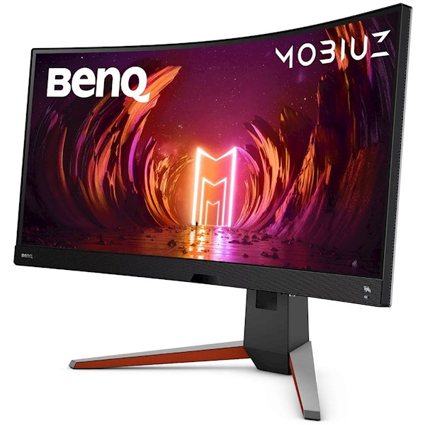 მონიტორი Benq EX3410R, 31.5", Monitor, QHD, VA, LED, DP, 2xHDMI, Black/Grey