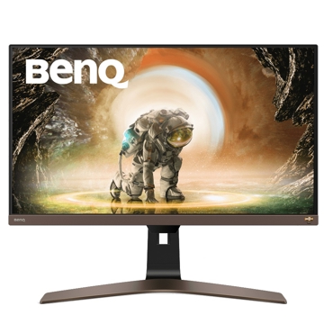 მონიტორი Benq 9H.LKSLB.QBE EW2880U, 28", Monitor, 4K UHD, LED, IPS, HDMI, DP, Type-C, Black/Brown