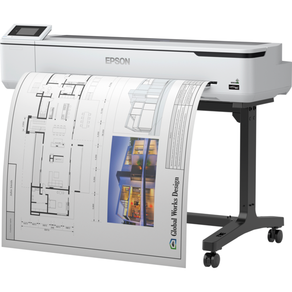პლოტერი Epson Surecolor SC-T5100, A0, Color, USB, Ethernet, Wi-fi, White