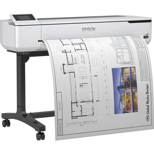 პლოტერი Epson Surecolor SC-T5100, A0, Color, USB, Ethernet, Wi-fi, White