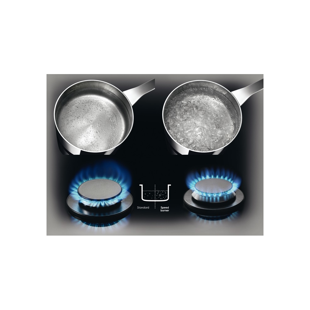 ჩასაშენებელი ქურის ზედაპირი Electrolux Hob GPE363RBV, Built-in, Cream