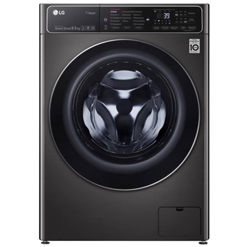 სარეცხი მანქანა LG F-2T9GW9P, 8.5Kg,  A, 1200Rpm, 52Db, Washing Machine, Platinum