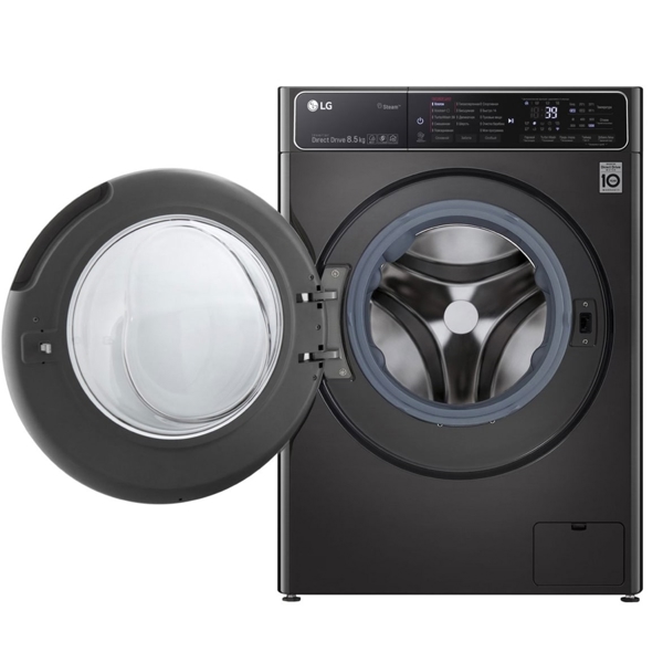 სარეცხი მანქანა LG F-2T9GW9P, 8.5Kg,  A, 1200Rpm, 52Db, Washing Machine, Platinum