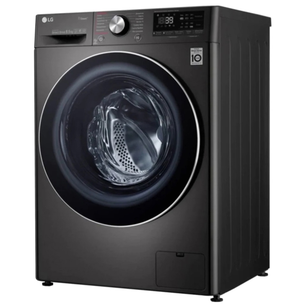 სარეცხი მანქანა LG F-2V9GW9P, 8.5Kg, A, 1200Rpm, 52Db, Washing Machine, Platinum