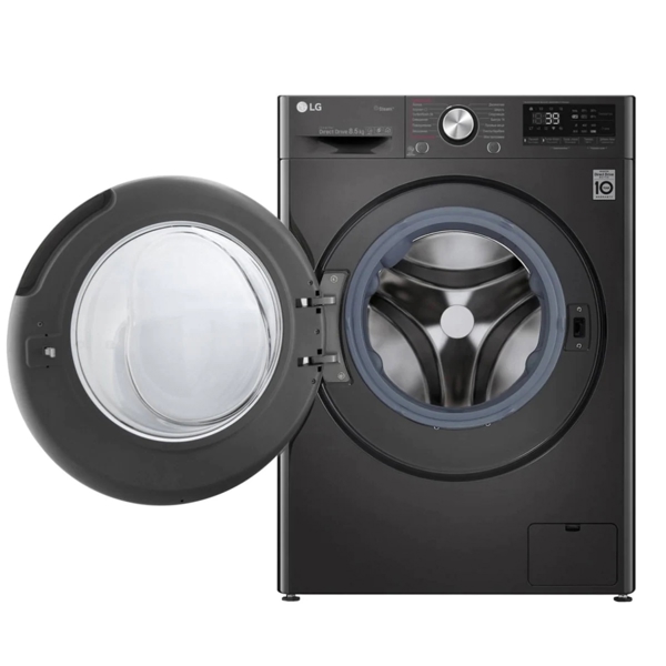 სარეცხი მანქანა LG F-2V9GW9P, 8.5Kg, A, 1200Rpm, 52Db, Washing Machine, Platinum