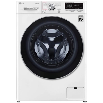 სარეცხი მანქანა LG F-2V7GW9T, 8.5Kg, A+++, 1200Rpm, 52Db, Washing Machine, White