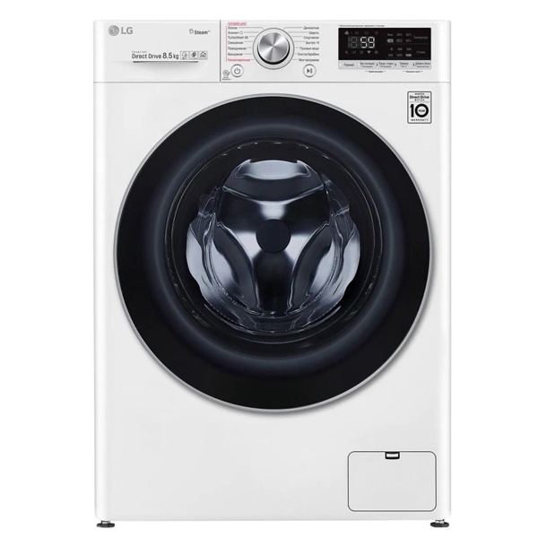 სარეცხი მანქანა LG F-2V7GW9T, 8.5Kg, A+++, 1200Rpm, 52Db, Washing Machine, White