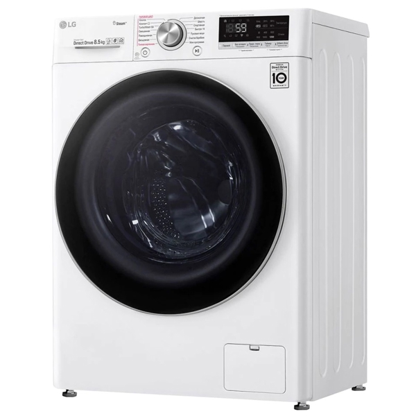 სარეცხი მანქანა LG F-2V7GW9T, 8.5Kg, A+++, 1200Rpm, 52Db, Washing Machine, White