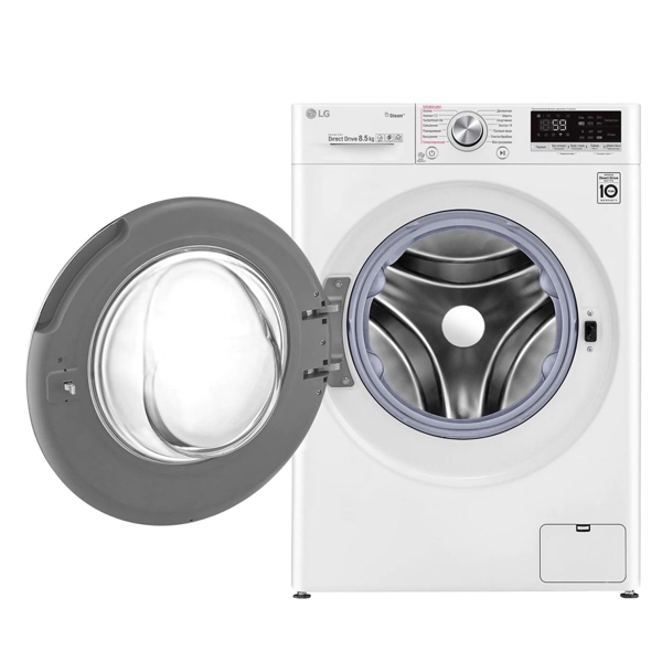 სარეცხი მანქანა LG F-2V7GW9T, 8.5Kg, A+++, 1200Rpm, 52Db, Washing Machine, White