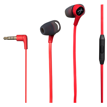 ყურსასმენი HyperX 4P5J5AA Cloud Earbuds, Wired, 3.5mm, Red