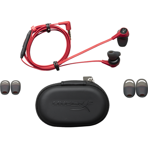 ყურსასმენი HyperX 4P5J5AA Cloud Earbuds, Wired, 3.5mm, Red