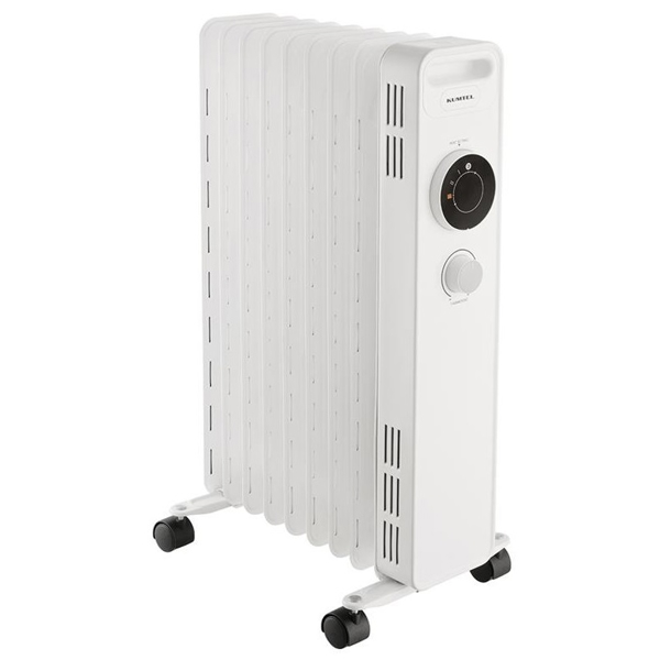 ელექტრო ზეთის გამათბობელი Kumtel KUM-1225 W, 2000W, 20m², Heater, White