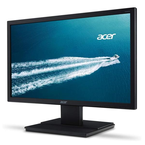 მონიტორი Acer UM.WV6EE.015 V6, 21.5", Monitor, FHD, LED, TN, HDMI, VGA, DVI, Black