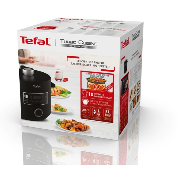 მულტსახარში Tefal CY754830, 1090W, 5L, Electric Steamer, Black