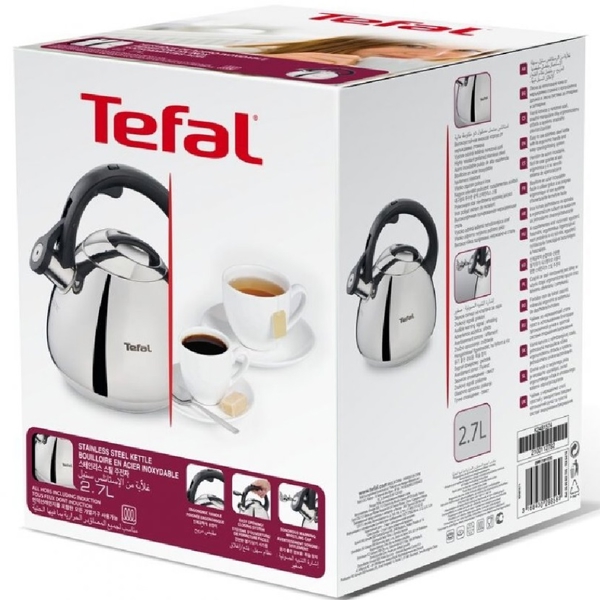 ჩაიდანი Tefal K2481574, 2.7L, Tea Pot Set, Silver