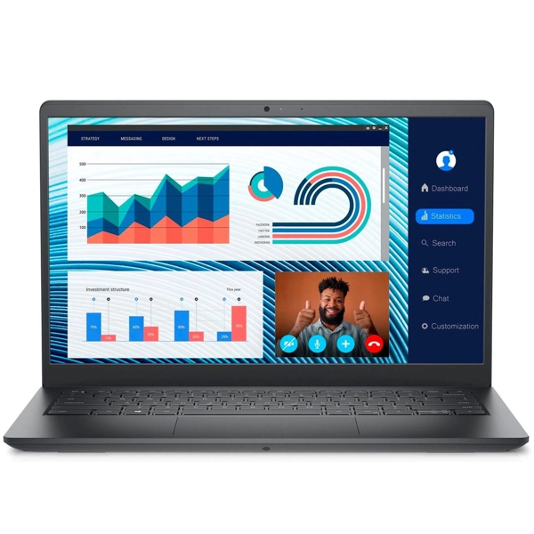 ნოუთბუქი Dell Vostro 3420, 14", i7-1165G7, 8GB, 512GB SSD, Integrated, Black