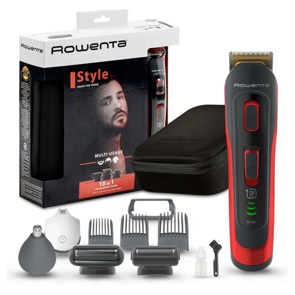 ტრიმერი Rowenta TN9400F4, Hair Trimmer, Black/Red