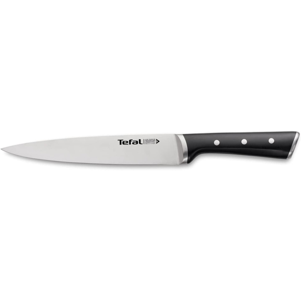 Tefal K2320714 Iсe Force Slicing Knife, 20cm, Black