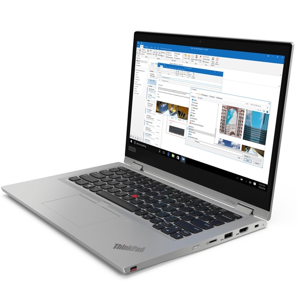 ნოუთბუქი Lenovo 20R6S4KW00 ThinkPad L13 Yoga, 13.3", i5-10310U, 8GB, 256GB SSD, Integrated, W10P, Silver